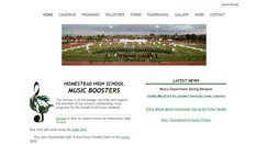 Desktop Screenshot of homestead-music.org